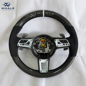 Volant en fibre de carbone de style OEM amélioré, compatible avec Porsche 911 991.2 Carrera Targa Turbo GTS <span class=keywords><strong>GT3</strong></span> <span class=keywords><strong>GT3</strong></span> <span class=keywords><strong>RS</strong></span> 2011-2019 - Product Image 2