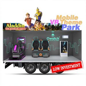 สวนสนุกเสมือนจริงเคลื่อนที่ครบวงจร รถบรรทุก VR 9D สำหรับสนามเด็กเล่นกลางแจ้ง - Product Image 1