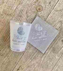 แก้วปาร์ตี้แบบกำหนดเอง แก้วพิมพ์ลายส่วนตัว แก้วทีมเจ้าสาว ของชำร่วยงานปาร์ตี้ - Product Image 1