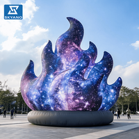 Modèle gonflable publicitaire Galaxie Flamme, Ciel Étoilé, pour scène et événements
