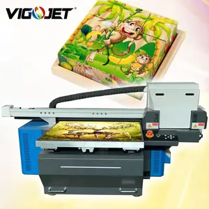VIGOJET 6090 stampante flatbed UV stampante flatbed uv di piccolo formato stampante magic pro