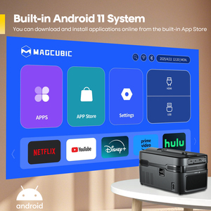 Oem magcubic hy450c máy chiếu 900 ANSI Mini proyector ứng dụng toàn cầu 4k hỗ trợ thông minh <span class=keywords><strong>Android</strong></span> xách tay siêu ngắn ném máy chiếu - Product Image 6