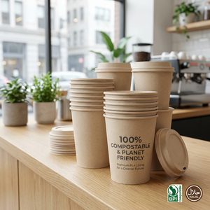 <span class=keywords><strong>Gobelet</strong></span> en Papier <span class=keywords><strong>Carton</strong></span> avec Couvercle pour Boissons Chaudes Thé Café, Jetable, Écologique, <span class=keywords><strong>Recyclable</strong></span>, à Emporter, Imprimé avec Logo Personnalisé - Product Image 3