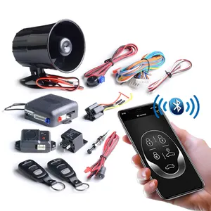 Sistema de alarma de coche inteligente, Control remoto, BT, con aplicación de teléfono