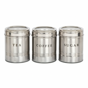 ถังเก็บเหล็กพรีเมียมแบบทันสมัยสำหรับห้องครัวและตู้กับข้าว - Product Image 1