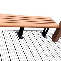 Profils de garde-corps et jardinières en WPC d'acacia pour extérieur, finition brossée, design asiatique, protection UV, résistant à l'humidité, résistance à l'usure AC4