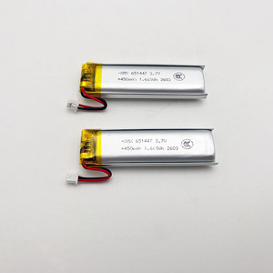 <span class=keywords><strong>แบ</strong></span><span class=keywords><strong>ต</strong></span>เตอรี่ลิเธียมชาร์จ1.665Wh ได้651447 3.7V 450mAh อุปกรณ์อัจฉริยะแบตเตอรี่ Lipo - Product Image 5