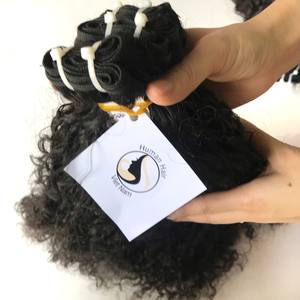 human <b>hair</b> <b>extension</b> 1B curly Vietnam virgin <b>hair</b> weave bundles 8-34 inch raw remy <b>hair</b> for <b>black</b> women - Product Image 1