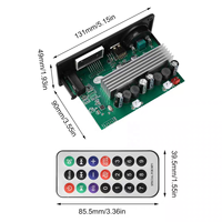 Carte de décodage 12VMP3 Décodeur MP3 audio monté sur véhicule TPA3116D2 Amplificateur de puissance 2*100W D186BT