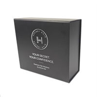 Boîte cadeau rigide magnétique avec logo personnalisé, emballage en papier de luxe pour la marque de détail et la présentation de cadeaux