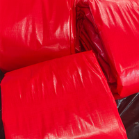Bâche en PE ignifuge résistante aux intempéries, couverture protectrice imperméable pour la construction, le stockage, l'entrepôt, l'extérieur