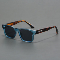 Lunettes de soleil polarisées carrées rétro pour hommes, nouvelle collection été 2025, haute qualité, protection UV400, tendance