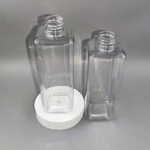 Vaporisateur rond et carré 120ml couvercles crème shampooing savon récipient bouteilles en plastique bouteilles de Lotion bouteilles de pulvérisation