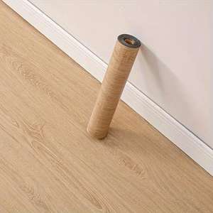 Autocollant de sol en PVC auto-adhésif à effet bois, imperméable et écologique, <span class=keywords><strong>pour</strong></span> chambre, salon, toilettes, cuisine, décoration intérieure - Product Image 1