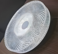 Plafonnier LED moderne pour intérieur, 24W, design rond, éclairage LED à intensité variable, plafonnier circulaire pour salon