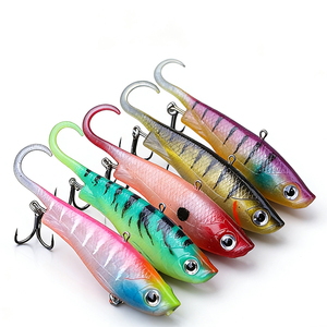 เหยื่อตก<span class=keywords><strong>ปลา</strong></span> HOWELL Soft Lead VIB ขนาด 9 ซม./16.5 กรัม และ 11 ซม./30 กรัม แบบหางงอ ตัวเบทว่ายน้ำ ตา 3 มิติ ตะขอเบ็ดสามทางคมกริบ สำหรับตก<span class=keywords><strong>ปลา</strong></span>แบส <span class=keywords><strong>ปลา</strong></span>ทะเล - Product Image 1