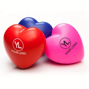 Advertising Promotion Bulk Custom LOGO Cute PU Foam Eco-Friendly <b>Squeeze</b> <b>Ball</b> Heart Shape Stress Reliever for Autism Promotional - Product Image 5