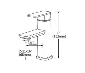 Marchandises Australien Filigrane Eau Économiser Pont Monté Robinet Mitigeur Lavabo Robinet - Product Image 2