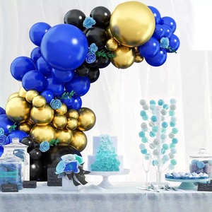 111 pièces bleu or ballon guirlande arc <span class=keywords><strong>Kit</strong></span> pour toile de fond de mariage vacances décor à la maison ballons fête d'anniversaire Kits de célébration - Product Image 4