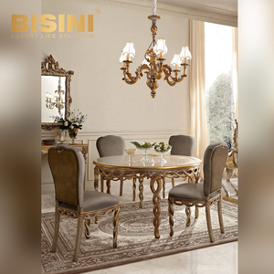 Lussuoso tavolo in legno massello retrò squisito tavolino da salotto intagliato Villa di fascia alta semplice in stile europeo - Product Image 4