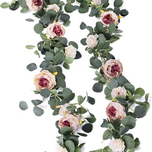 Artificial Eucalyptus Wreath 1.8m Soft Pvc <b>Wedding</b> <b>Arch</b> Table Wall Decoration - Product Image 3