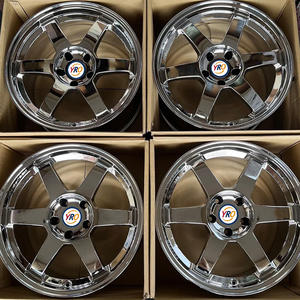 Rines Forjados YRO de 1 Pieza, 17-24 Pulgadas, 5x112, 5x120, 5x114.3, Diseño Cóncavo, Cromado Pulido, Super Single Rim para Toyota Supra JDM Tuning - Product Image 3