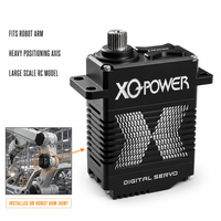 Moteurs servo 180 kg en vente directe d'usine XQ-POWER XQ-S9150D 4S LiPo 16,8 V sans balais avec engrenages en acier inoxydable étanches pour bras robotisé
