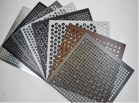 Maille métallique perforée en acier de grillage de poinçonnage de petit trou rond filtres d'acier inoxydable métal perforé d'écran perforé