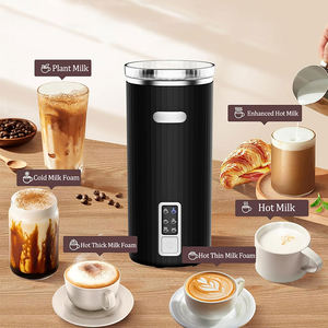 8.5oz/250ml 식품 등급 핫 & 콜드 폼 메이커 올인원 다기능 전기 우유 거품기 온도 제어 - Product Image 2