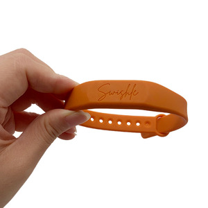 Cá nhân hoá tùy chỉnh kiểm soát truy cập RFID thông minh có thể điều chỉnh không thấm nước <span class=keywords><strong>NFC</strong></span> dây đeo cổ tay vòng đeo tay cho thanh toán - Product Image 3