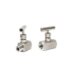 Válvula de aguja hidráulica ND con mango en T 6000/10000 PSI PN414/PN670 Acero inoxidable 304/316 Roscas NPT/BSPT Puerto DN6-DN50 - Product Image 1