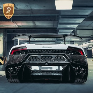 Vors estilo fibra de carbono de parachoques trasero de coche Kits de carrocería para <span class=keywords><strong>Lamborghini</strong></span> Huracan Lp610 Lp580 - Product Image 2