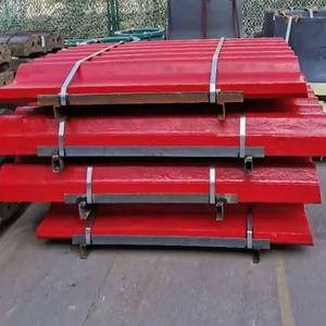 Plaques de mâchoires C80 C116 C120 C130 C150 C160 C200 en acier au manganèse élevé, pièces d'usure moulées, accessoires, plaque de mâchoire mobile - Product Image 6