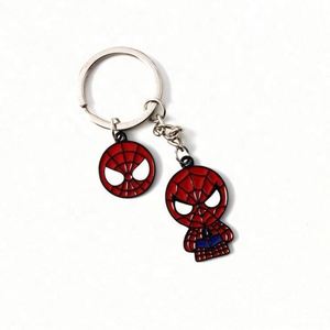 Customizable Iron UV Printing 3D Stamped Basketball Keychain Pendant with Carabiner - Product Image 1