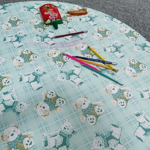 Tapis d'éclaboussures en cuir de vinyle résistant aux taches, réutilisable et imperméable, facile à nettoyer, pour chaise haute, tapis de nourriture pour bébé - Product Image 4