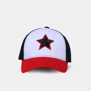 Erkekler için yıldız marka kalite 3D nakış özel şapka beyzbol şapkası