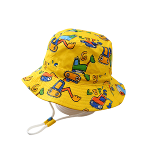 Chapeaux pour enfants printemps et automne section mince bébé crème solaire <span class=keywords><strong>chapeau</strong></span> de pêcheur hommes et filles voyagent <span class=keywords><strong>chapeau</strong></span> de soleil à large bord - Product Image 3