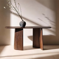 Table console de luxe avec plateau incurvé doux