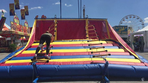 Nuevo juego <span class=keywords><strong>de</strong></span> escalada inflable <span class=keywords><strong>de</strong></span> escalera Jacobs al aire libre comercial para adultos PVC Park Carnival Playhouse para uso doméstico en jardín <span class=keywords><strong>de</strong></span> infantes - Product Image 6