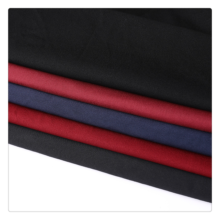 22%nylon 75%rayon 3%spandex 30S 130gsm Bengaline Dyeing Nylon Rayon Spandex NR Bengaline Fabric for Women Trousers