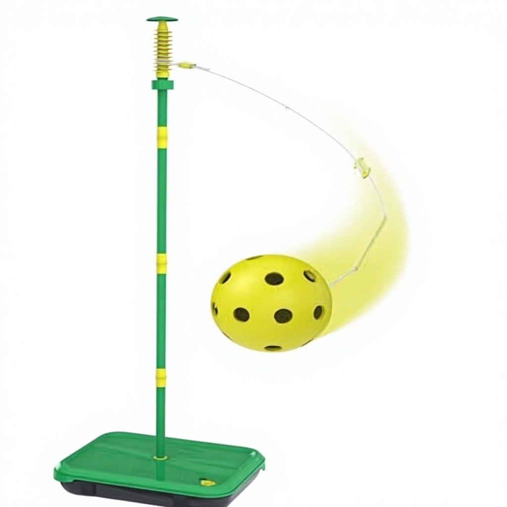 Swingball Pickleball Tether Tennis Game Set Portable All-Surface Base Durable Easy Assembly Indoor/Outdoor Backyard Games for
