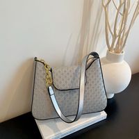 Tas Selempang Wanita Kulit PU dengan Rantai dan Tutup Lipat, Ringan, Model Crossbody Messenger untuk Wanita