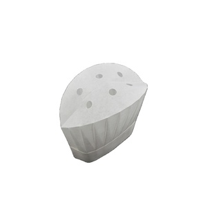 Chapeaux de chef ronds jetables en papier de 9 pouces, réglables, blancs, pour déguisement de chef d'<span class=keywords><strong>Halloween</strong></span>, costume de boulanger - Product Image 5