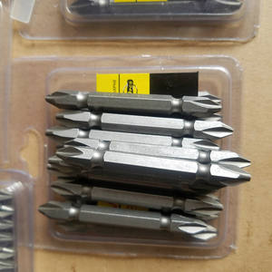 Embout de tournevis hexagonal à Impact manuel de 1/4 pouces Ph2 tête transversale phillips 10 pièces S2 Double tête cr-<span class=keywords><strong>v</strong></span> jeu d'embouts de tournevis - Product Image 3