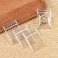 Petit Emballage Personnalisé Imprimé en Plastique Vente en Gros Mini Boucle D'oreille Ziplock Zip Givré Fermeture Éclair Sacs en Plastique pour Bijoux