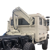 Nouvelle grue à bras télescopique articulé monté sur camion, 1 tonne, bras pliant, hydraulique, pour voiture et remorque
