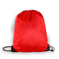 Sac à dos de sport en polyester, sac de courses à cordon coulissant étanche de couleur