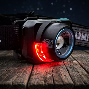 Linterna Frontal LED BA781 de 300 Lúmenes, Recargable por USB-C, Híbrida, con Control de Enfoque, Zoom, Resistente al Agua IP65 - Product Image 1