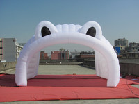 Arche gonflable géante blanche - Décoration d'entrée pour mariage/événement