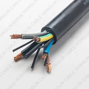 10 m lapp 1600118 h07rn-f 3 x 2.5 mm2 rubber cable flexible rubber sleeve power cable JHS submersible pump cable